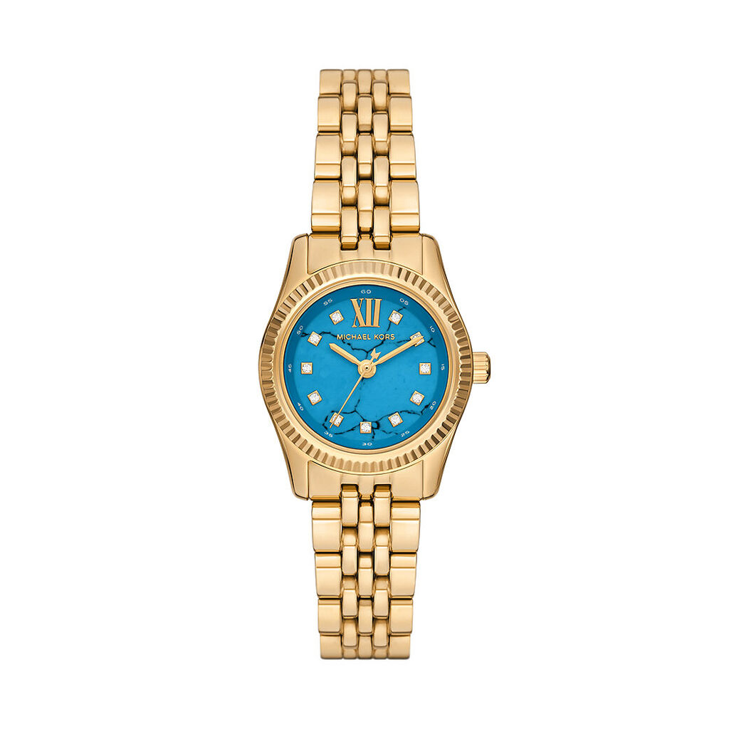 Montre Michael Kors Petite Lexington Bleu - Montres Femme | Histoire d’Or