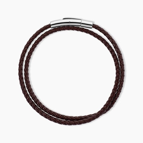 Bracelet Calvino Acier Blanc - Bracelets Cuir Homme | Histoire d&rsquo;Or