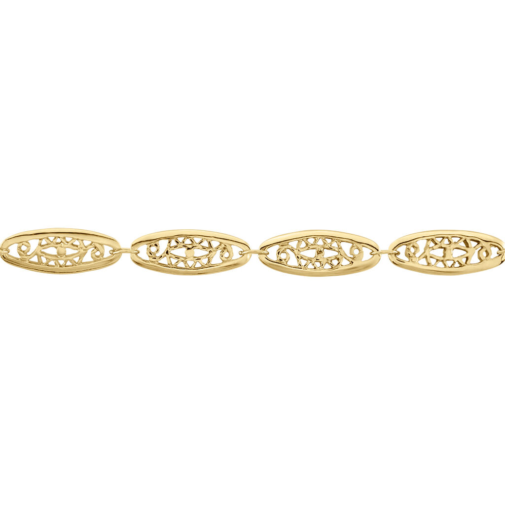 Bracelet Kathlyne Plaqu&eacute; Or Jaune - Bracelets cha&icirc;ne Femme | Histoire d&rsquo;Or
