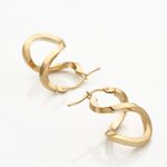 Cr&eacute;oles Helmine Or Jaune - Boucles d'oreilles cr&eacute;oles Femme | Histoire d&rsquo;Or