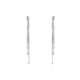 Boucles D'oreilles Pendantes Giorgia Argent Blanc - Boucles d'oreilles fantaisie Femme | Histoire d’Or