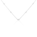 Collier Vashti Argent Blanc Oxyde De Zirconium - Colliers fantaisie Femme | Histoire d&rsquo;Or