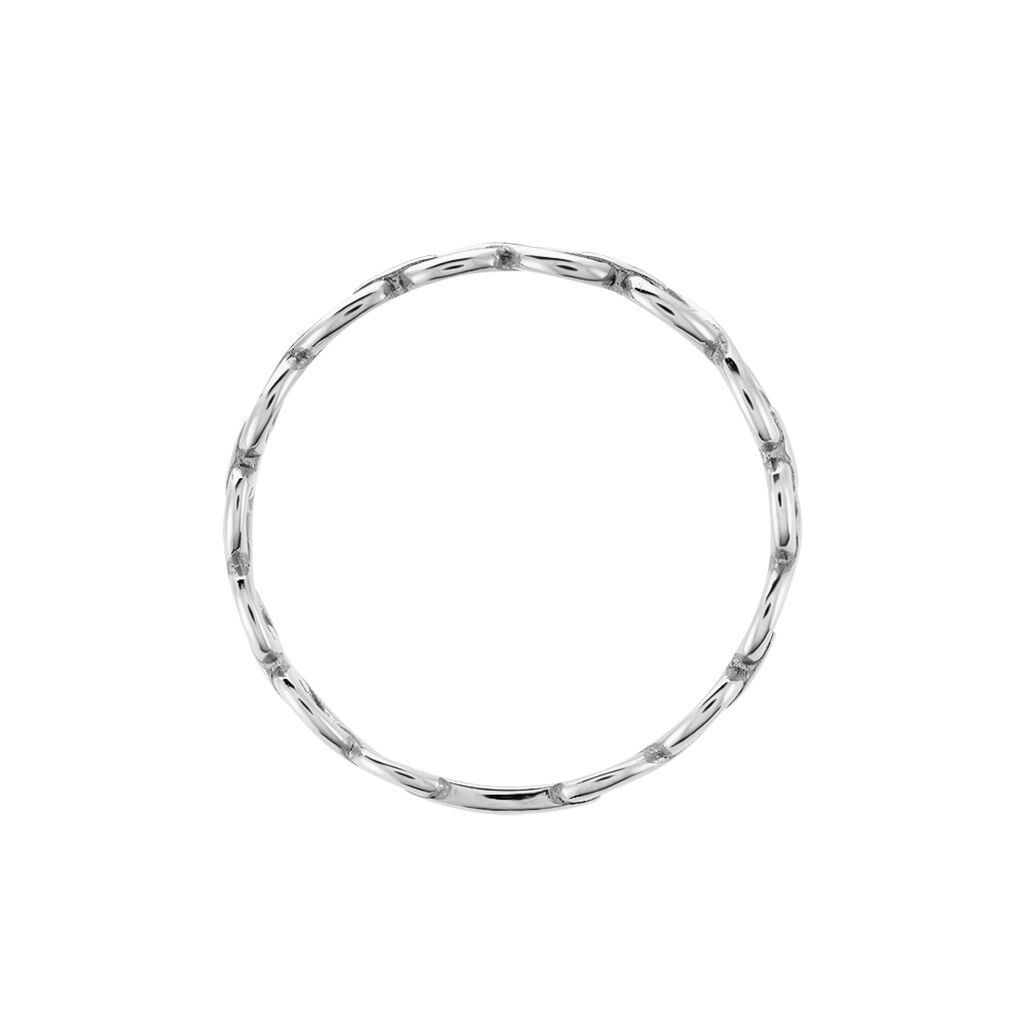Bague Aquila Argent Blanc - Bagues fantaisie Femme | Histoire d’Or