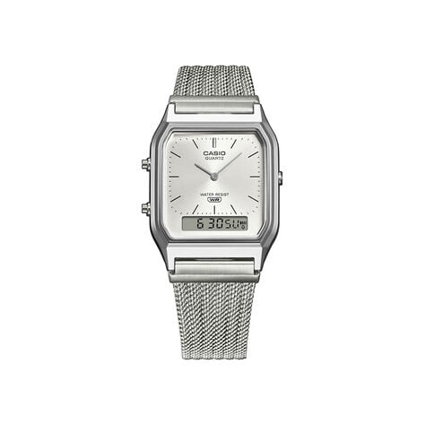 Montre Casio Collection Aq230 Argent&eacute; - Montres Unisex | Histoire d&rsquo;Or