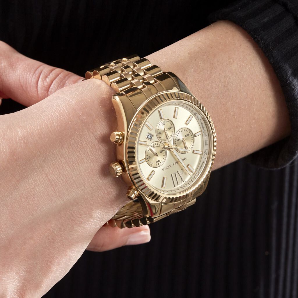 Montre Michael Kors Lexington Doré - Montres Homme | Histoire d’Or