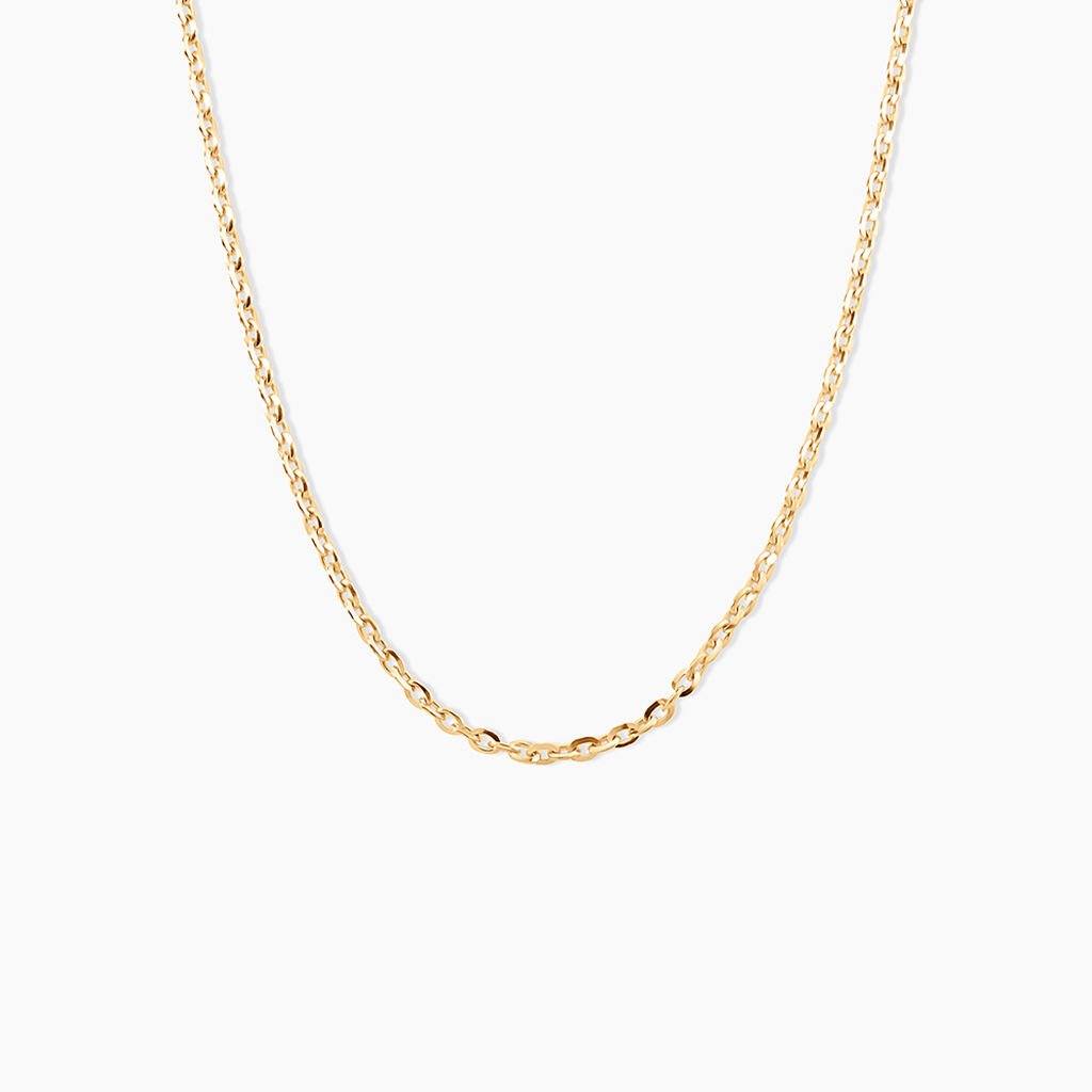 Chaîne Igoa Maille Forçat Diamantee Or Jaune - Chaines Femme | Histoire d’Or