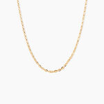 Cha&icirc;ne Igoa Maille For&ccedil;at Diamantee Or Jaune - Chaines Femme | Histoire d&rsquo;Or