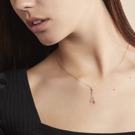 Collier Madli Or Bicolore Topaze - Colliers Femme | Histoire d’Or