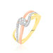 Bague Kyliane Or Tricolore Diamant - Bagues avec pierre Femme | Histoire d’Or