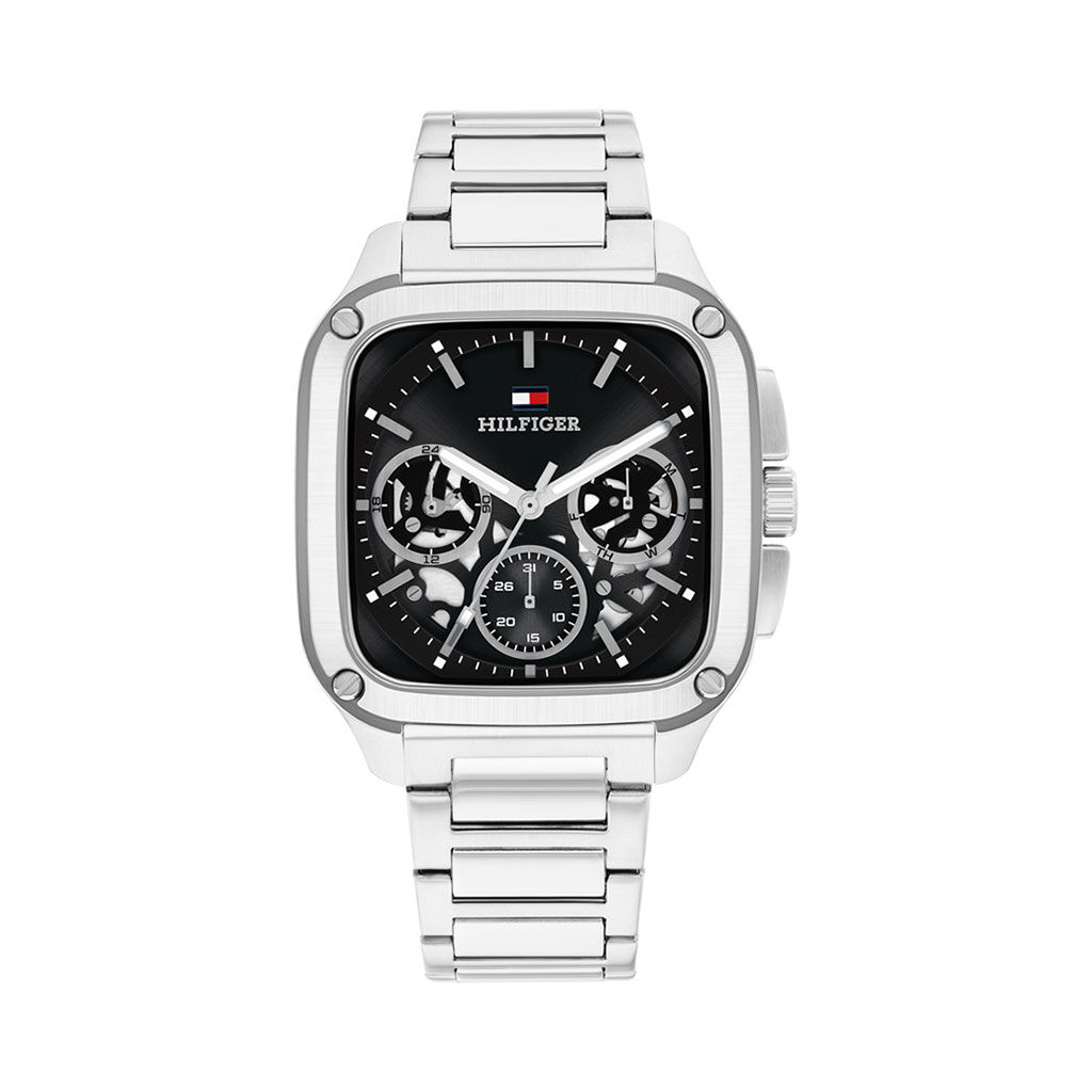 Montre Tommy Hilfiger Herald Noir - F&ecirc;te des p&egrave;res Homme | Histoire d&rsquo;Or