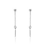 Boucles D'oreilles Pendantes Argent Blanc Maic - Boucles d'oreilles fantaisie Femme | Histoire d&rsquo;Or