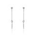 Boucles D'oreilles Pendantes Argent Blanc Maic - Boucles d'oreilles fantaisie Femme | Histoire d’Or