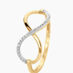 Bague Varina Or Jaune Diamant - Bagues avec pierre Femme | Histoire d&rsquo;Or