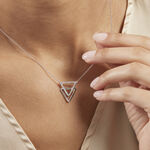 Collier Glorya Argent Blanc Oxyde De Zirconium - Colliers fantaisie Femme | Histoire d&rsquo;Or