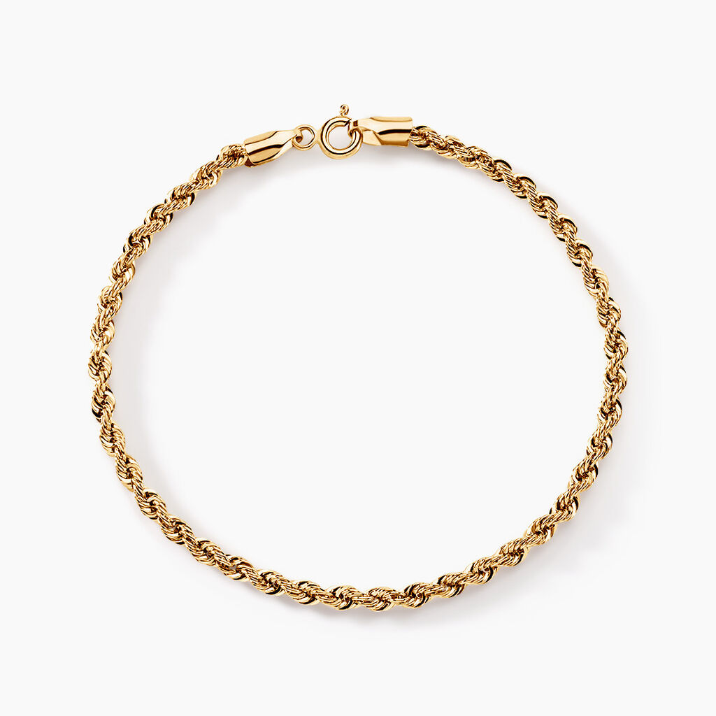 Bracelet Maille Jerry Or Jaune - Bracelets chaîne Femme | Histoire d’Or