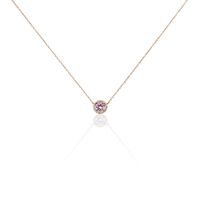 Collier Rio Copacabana Argent Rose Oxyde De Zirconium