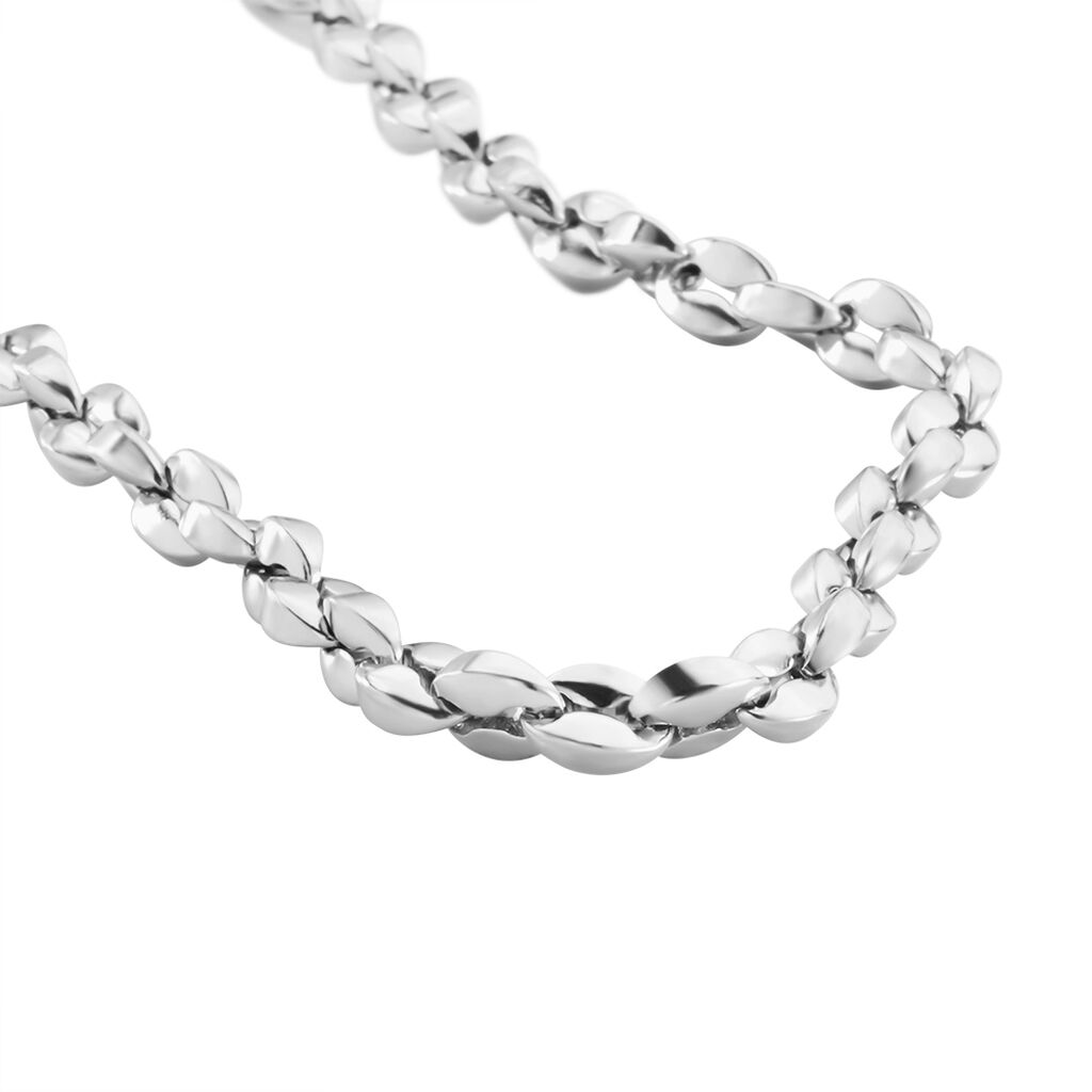 Collier Jourdan Homme Mikeno Acier Blanc - Colliers Homme | Histoire d’Or