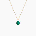 Collier Nerio Or Jaune Malachite - Colliers Femme | Histoire d&rsquo;Or