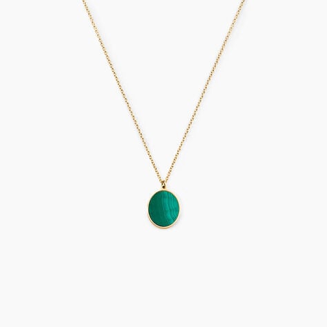 Collier Nerio Or Jaune Malachite - Colliers Femme | Histoire d’Or
