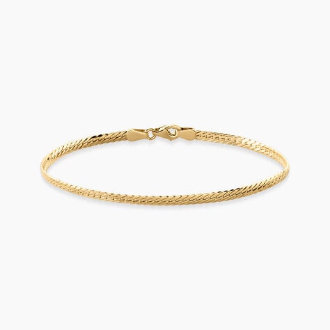 Bracelet Izel Argent Dor&eacute; A L'Or 750/1000 - Bijoux sans pierre Femme | Histoire d&rsquo;Or