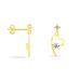 Boucles D'oreilles Pendantes Romance Or Jaune Oxyde De Zirconium - Boucles d'oreilles pendantes Femme | Histoire d’Or