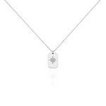 Collier Laig Argent Blanc Oxyde De Zirconium - Colliers fantaisie Femme | Histoire d&rsquo;Or