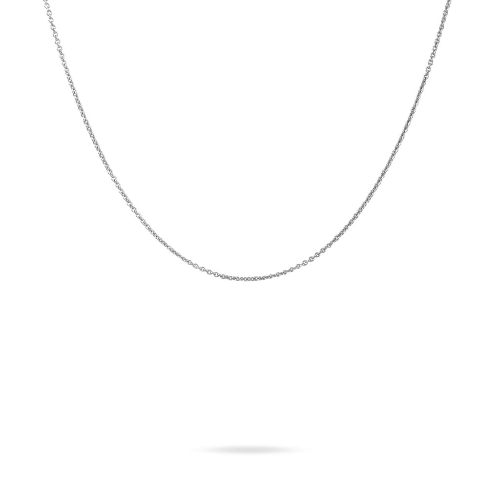 Cha&icirc;ne Ilda Maille For&ccedil;at Limee Or Blanc - Chaines Femme | Histoire d&rsquo;Or