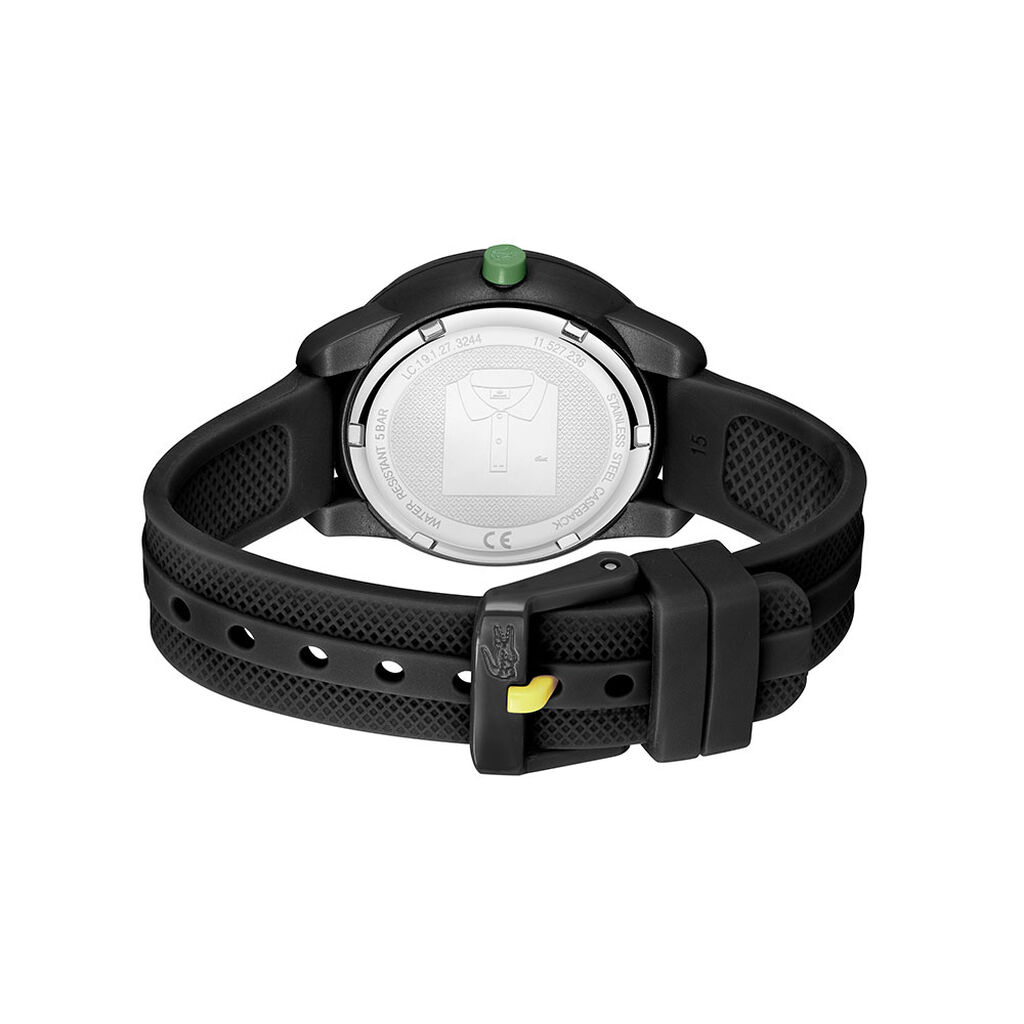 Montre Lacoste Lacoste Mini Tennis Noir - Id&eacute;es cadeaux Enfant | Histoire d&rsquo;Or