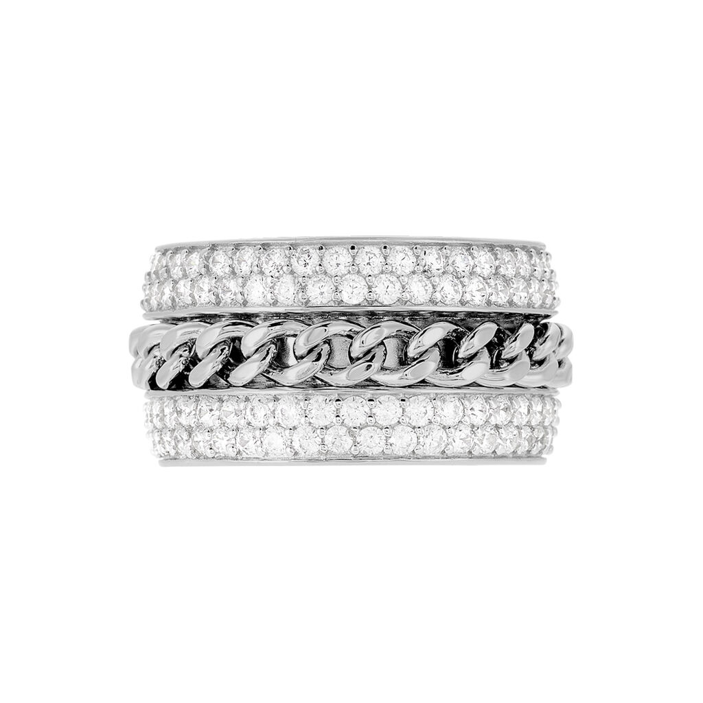 Bague Mariano Argent Blanc Oxyde De Zirconium - Bagues avec pierre Femme | Histoire d’Or