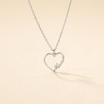Collier Soumia Argent Blanc - F&ecirc;te des m&egrave;res Femme | Histoire d&rsquo;Or