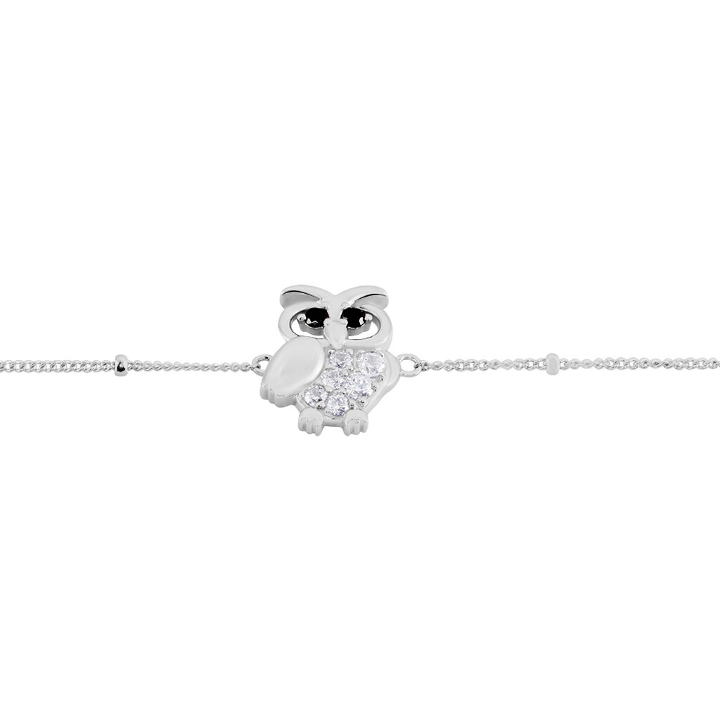 Bracelet Argent Trine Oxydes De Zirconium - Bracelets fantaisie Femme | Histoire d’Or