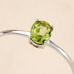 Bague Valentino Or Blanc P&eacute;ridot - Bagues solitaires Femme | Histoire d&rsquo;Or