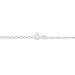 Chaîne De Cheville Cleona Maille Alternee 1/3 Argent Blanc - Chaînes de cheville Femme | Histoire d’Or