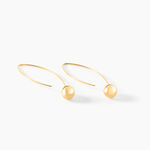 Cr&eacute;oles Helle Amande Or Jaune - Boucles d'oreilles cr&eacute;oles Femme | Histoire d&rsquo;Or