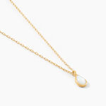 Collier Ond&eacute;e Or Jaune Nacre - Colliers Femme | Histoire d&rsquo;Or