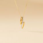 Collier Blandine Or Bicolore Diamant - Colliers Femme | Histoire d&rsquo;Or