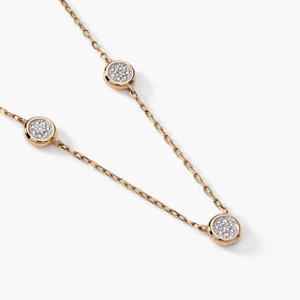 Collier Mon 1er Diamant Or Jaune Diamant