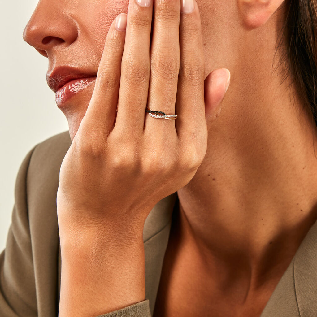 Bague Philomel Or Jaune Diamant - Bagues avec pierre Femme | Histoire d’Or