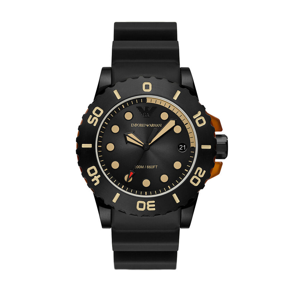 Montre Emporio Armani Noir