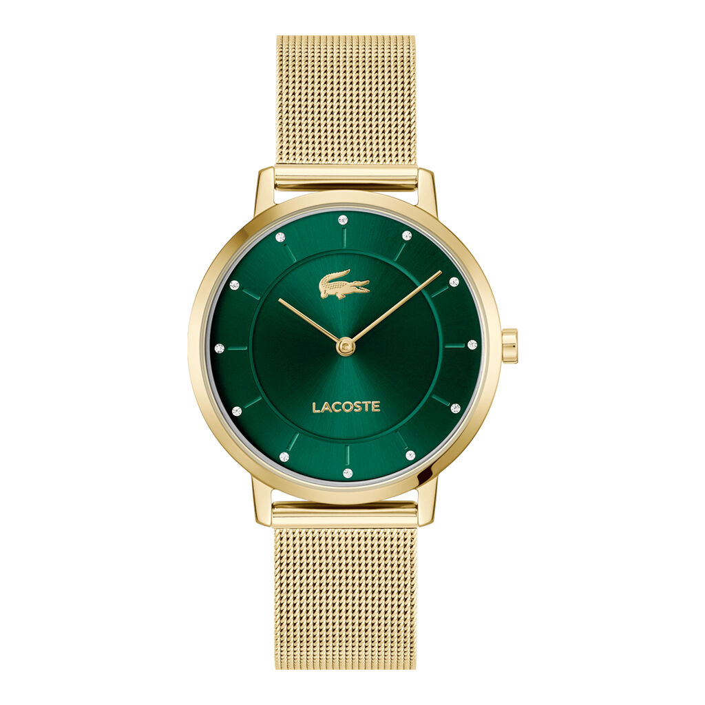 Montre Lacoste Crocorigin Vert - Id&eacute;es cadeaux Femme | Histoire d&rsquo;Or