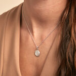 Collier Zea Argent Blanc Nacre - Colliers fantaisie Femme | Histoire d&rsquo;Or
