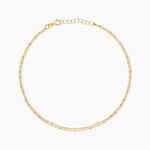 Cha&icirc;ne De Cheville Dudel Or Jaune - Cha&icirc;nes de cheville Femme | Histoire d&rsquo;Or