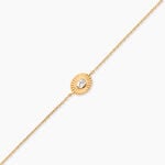 Bracelet Solaria Plaqu&eacute; Or Jaune Oxyde De Zirconium - F&ecirc;te des m&egrave;res Femme | Histoire d&rsquo;Or