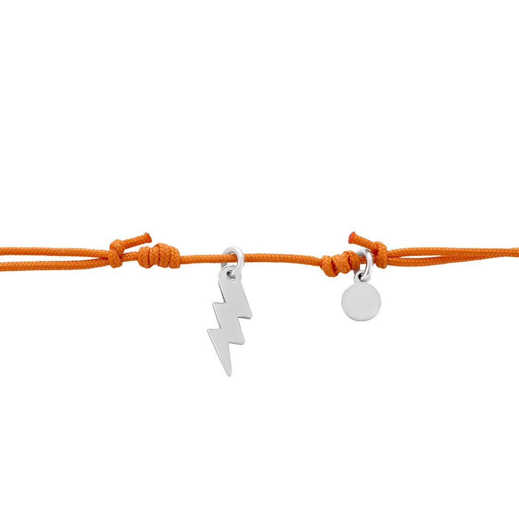 Bracelet Manarola Argent Blanc - Bracelets cordon Femme | Histoire d&rsquo;Or