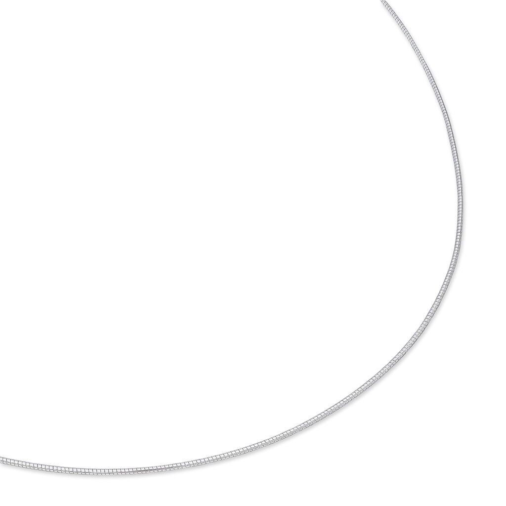 Chaîne Kassie Maille Omega Argent Blanc - Chaines Femme | Histoire d’Or