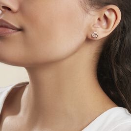 Boucles D'oreilles Puces Syrena Or Jaune Diamant - Boucles d'oreilles pendantes Femme | Histoire d’Or