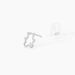 Boucles D'oreilles Puces Baptista Ours Or Blanc Oxydes - Clous d'oreilles Enfant | Histoire d’Or