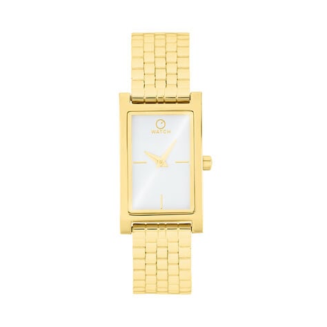 Montre O Watch Oblong Blanc - Montres Femme | Histoire d’Or