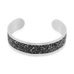 Bracelet Jonc Willis Acier Blanc - Bracelets joncs Femme | Histoire d&rsquo;Or