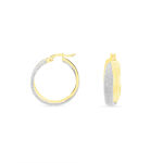 Cr&eacute;oles Lolly Or Bicolore - Boucles d'oreilles cr&eacute;oles Femme | Histoire d&rsquo;Or